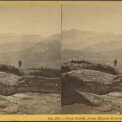 View North from Mount Kearsarge, North Conway NH.