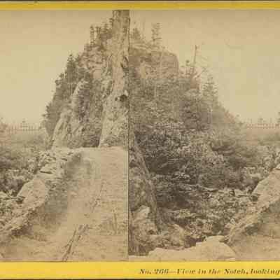View in the Notch, looking towards Crawford House.