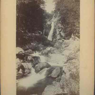 Lovers View of Glen Ellis Falls, White Mountains N.H.