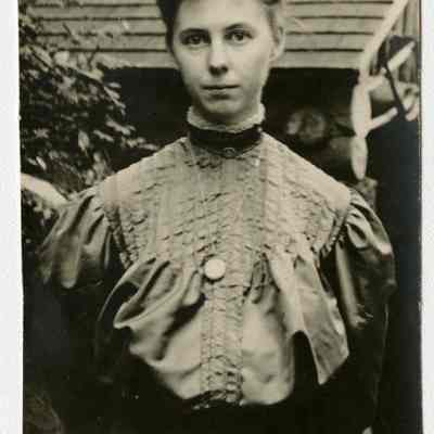 Woman at the Balsams Spring House