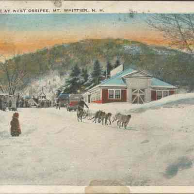 Winter scene at West Ossipee, Mt. Whittier NH