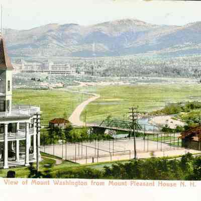 View of Mount Washington from Mount Pleasant House N.H.