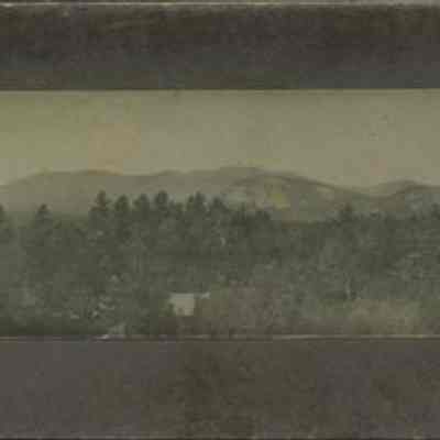 Distant View of a Mountain