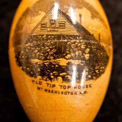 Mauchline Ware Thimble Holder- Old Tip Top House
