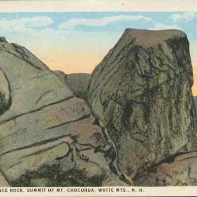 Balance Rock, Summit of Mt. Chocorua, White Mts NH