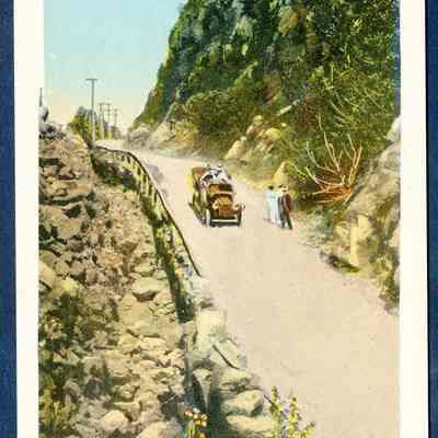 The Road through the Gateway, Crawford Notch, White Mountains, N.H.