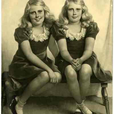 Portrait of Unidentified Twins