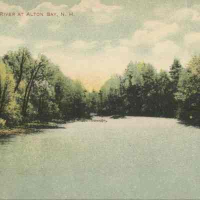 Merrymeeting River at Alton Bay NH