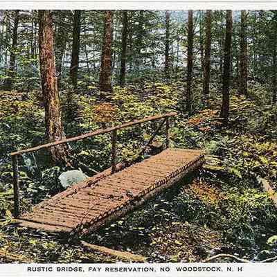 Rustic Bridge, Fay Reservation, No. Woodstock, N.H.