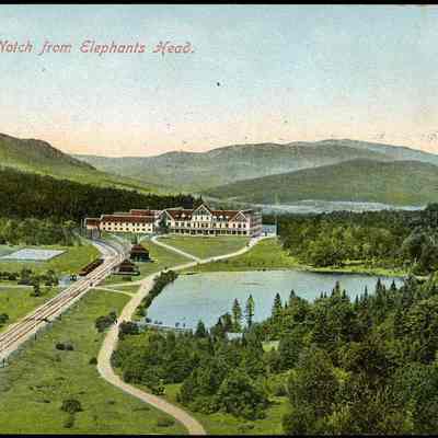 White Mts. N.H., Crawford House from Elephants Head