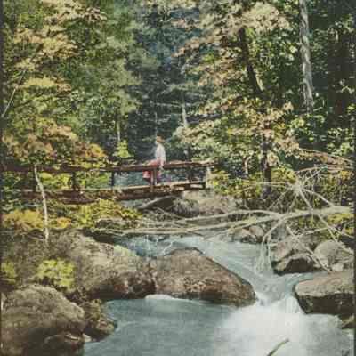 Chocorua River and Bridge White Mts NH