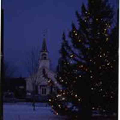 Christmas Tree in North Conway, NH