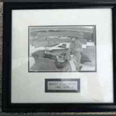 Bob Goldberg Framed with Plaque