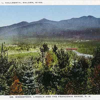 No. Woodstock, Lincoln and the Franconia Range. N.H.