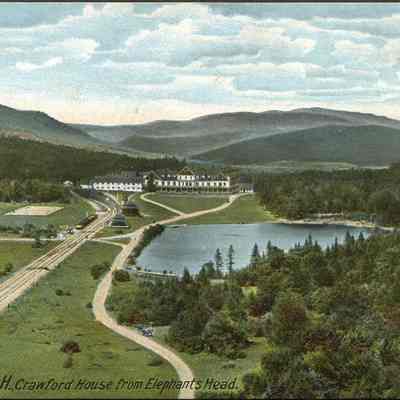 White Mts., Crawford House from Elephants Head