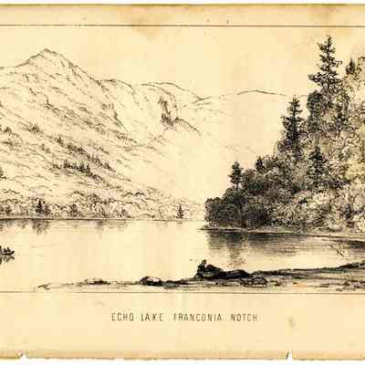 ECHO LAKE FRANCONIA NOTCH.