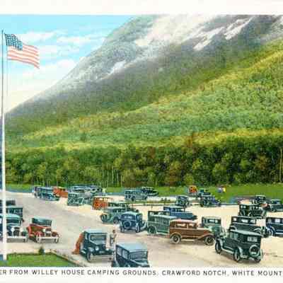 Mt. Webster From Willey House Camping Grounds, Crawford Notch, White Mountains, N.H.
