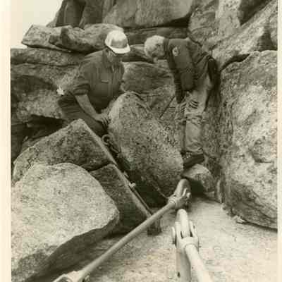 The Turnbuckles on The Old Man of the Mountain
