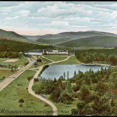 White Mts. N.H., Crawford House from Elephants Head