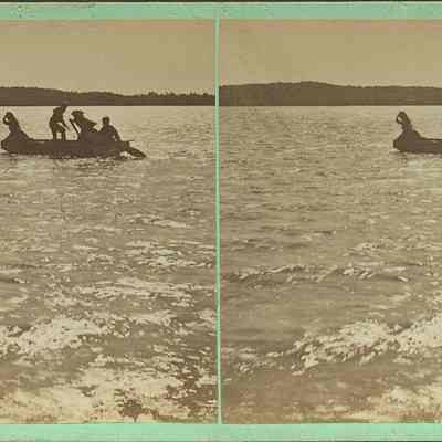 Canoeing on a Lake