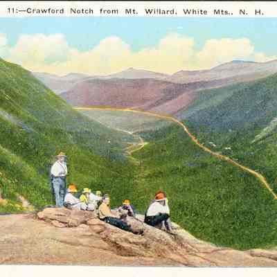 Crawford Notch from Mt. Willard, White Mts., N.H.