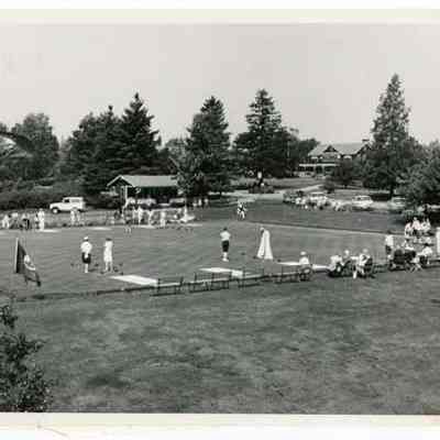Lawn Bowling, Spalding Inn, Whitefield, New Hampshire
