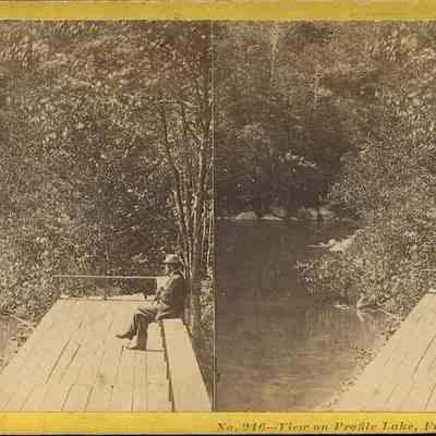 View on Profile Lake, Franconia Mouintains NH.