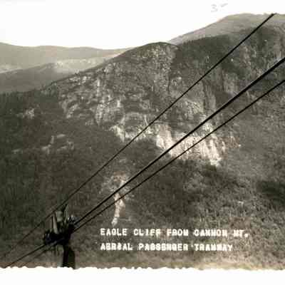 Eagle Cliff from Cannon Mt. Aerial Passenger Tramway