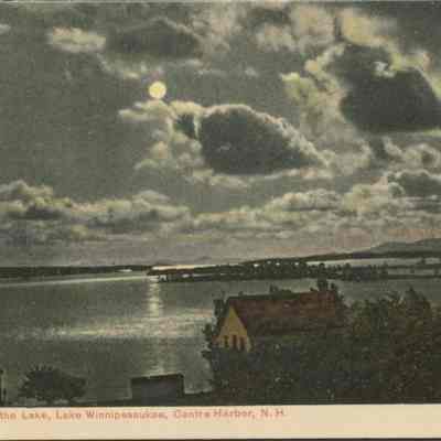 Moonlight on the Lake, Lake Winnipesaukee, Centre Harbor NH.