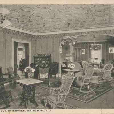 Parlor, The Bellevue, Intervale, White Mts NH