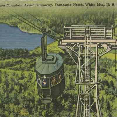 Tram CarCannon Mt Aerial Tramway Franconia Notch White Mts NH
