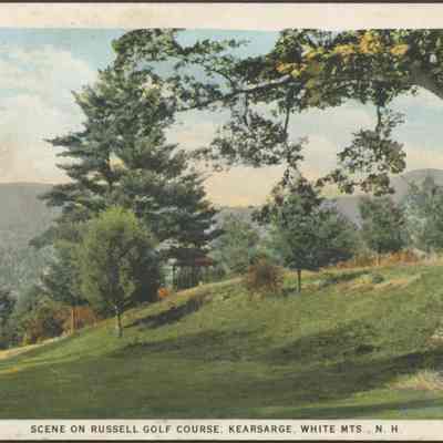 Scene on Russell Golf Course, Kearsarge White Mountains NH