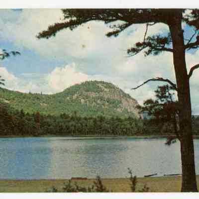 Cathedral Ledge and Echo Lake, North Conway, White Mountains, N.H.
