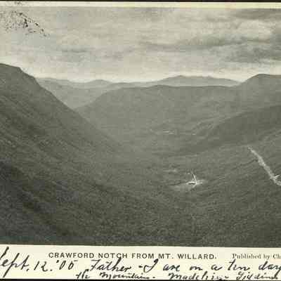 Crawford Notch from Mt. Willard
