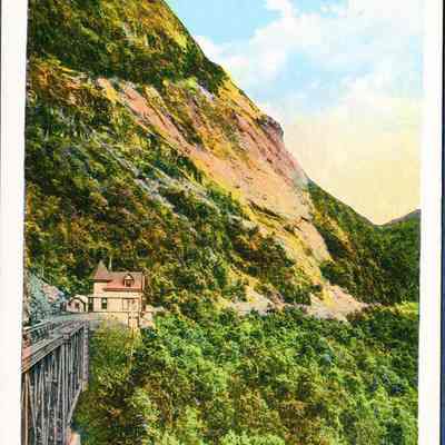 Willey Brook Bridge, Crawford Notch, White Mts., N.H.