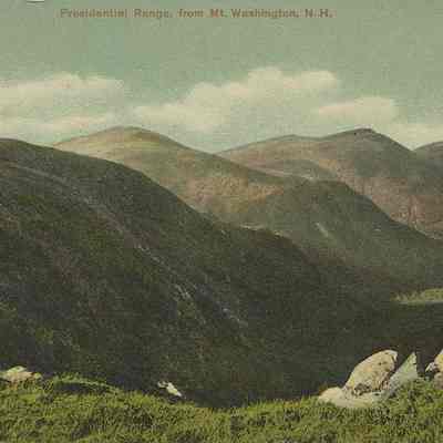 Presidential Range from Mt. Washington, N.H