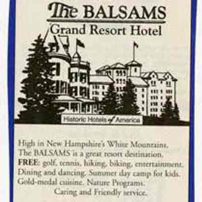 The Balsams grand Resort Hotel