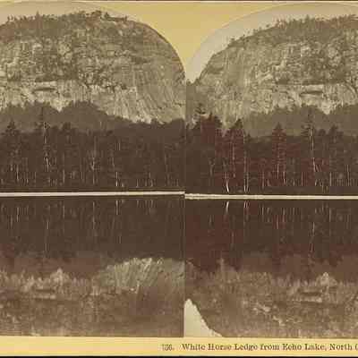 White Horse Ledge from Echo Lake North Conway NH