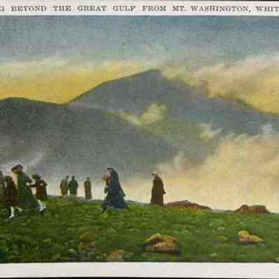 Looking Boyond the Great Gulf From Mt. Washington, White Mts., N. H.