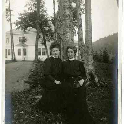 Two Women at Hale Cottage