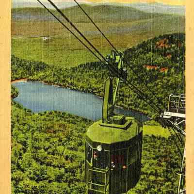Cannon Mt. Aerial Passenger Tramway, Franconia Notch. White Mountains, N.H.