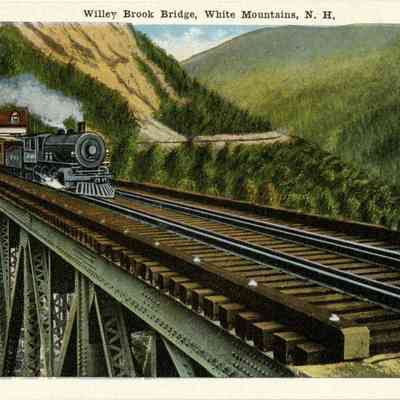Willey Brook Bridge, White Mountains, N. H.