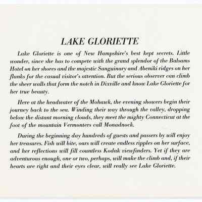 Lake Gloriette