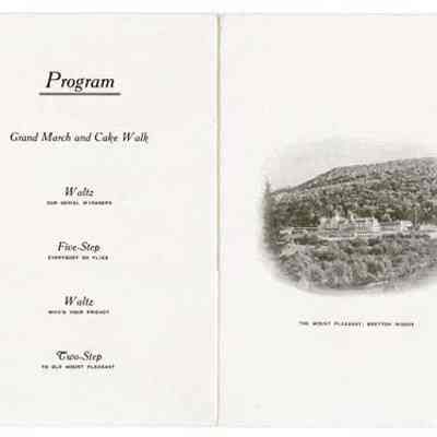 Mount Pleasant House Masquerade and Cake Walk Program
