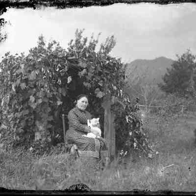 Woman with Cat