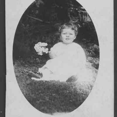 Baby Posed Outside