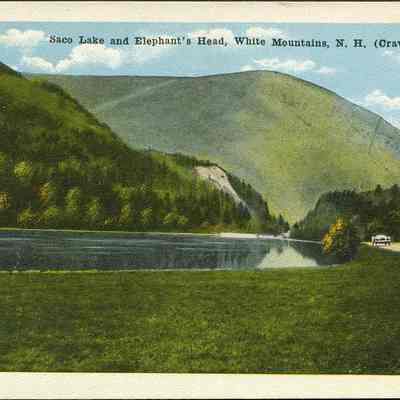 Saco Lake and Elephant's Head, White Mountains, N.H. (Crawford Notch)
