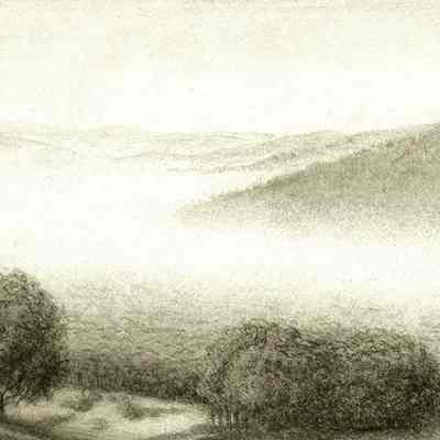 Morning Fog Over the Village