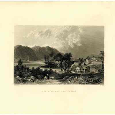 SAW MILL, AND LOG CABINS