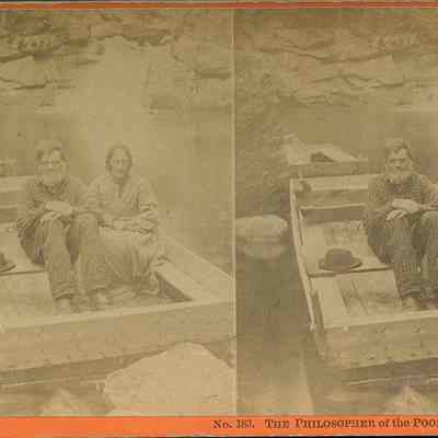 The philosopher of the Pool and his wife, Franconia Notch NH.